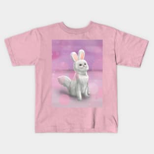 猫兔变身 cat rabbit transformation Kids T-Shirt
